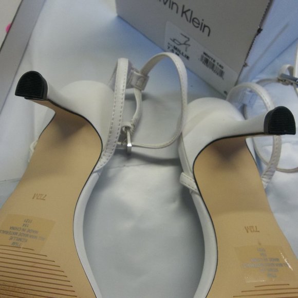 Calvin Klein dress shoes white Millie 7.5 - Picture 6 of 7